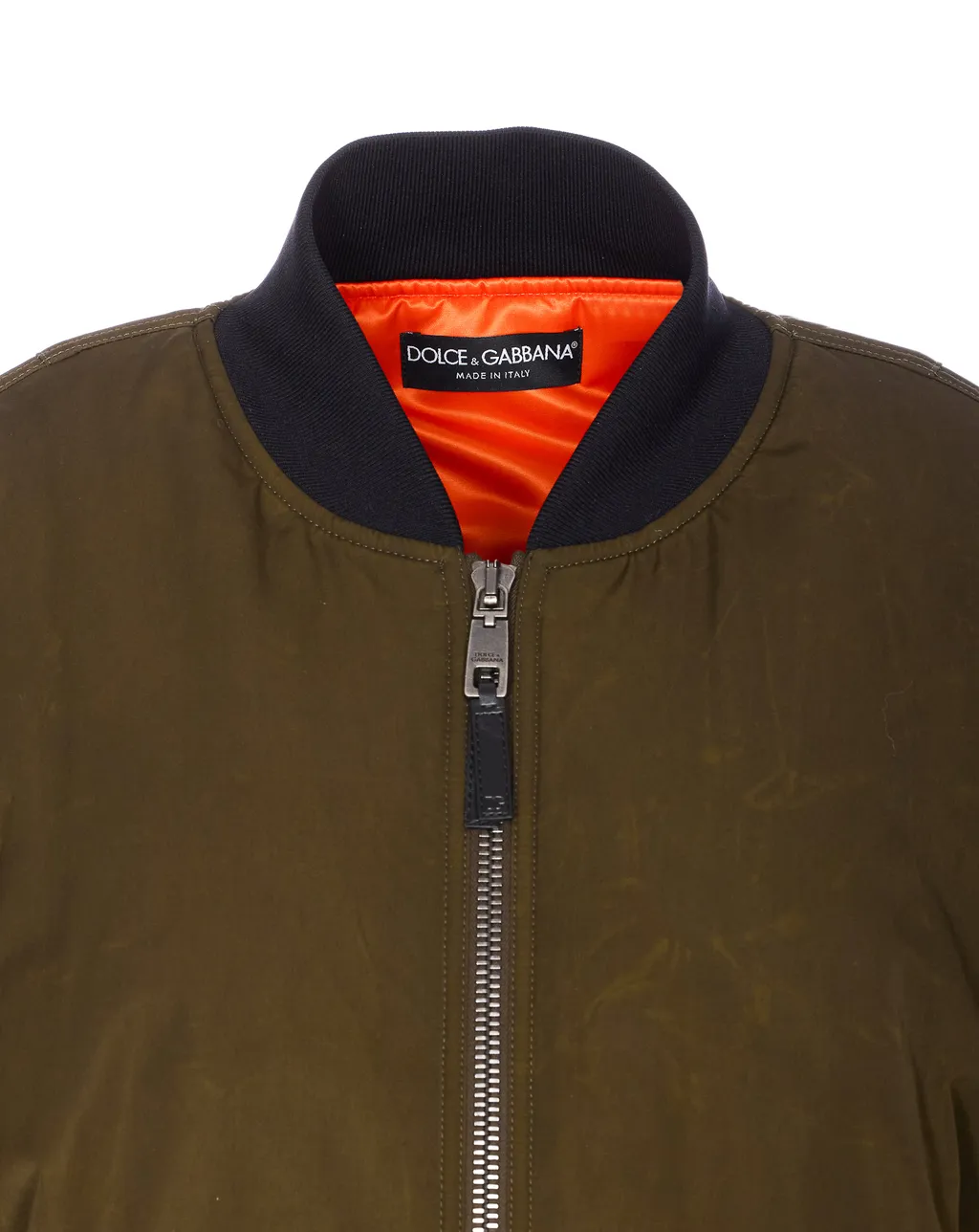 Zip-Up Oversized Bomber Jacket