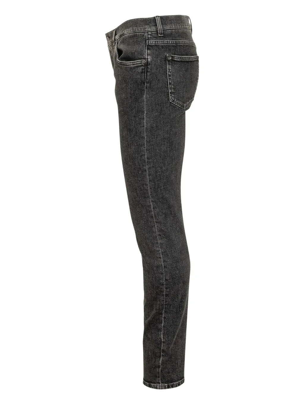 Logo Plaque Slim-Fit Jeans
