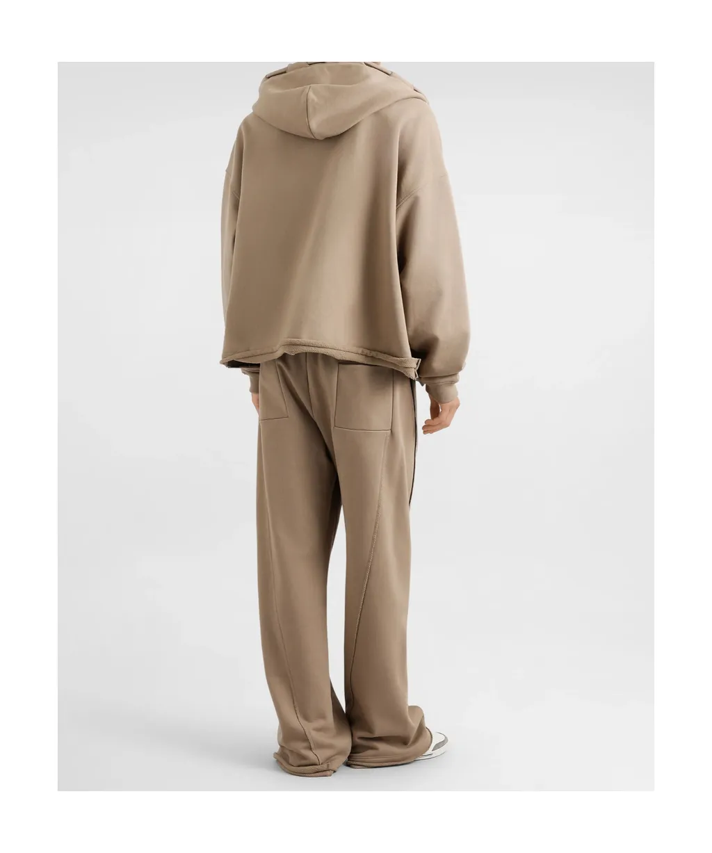 Straight Leg Jersey Trousers