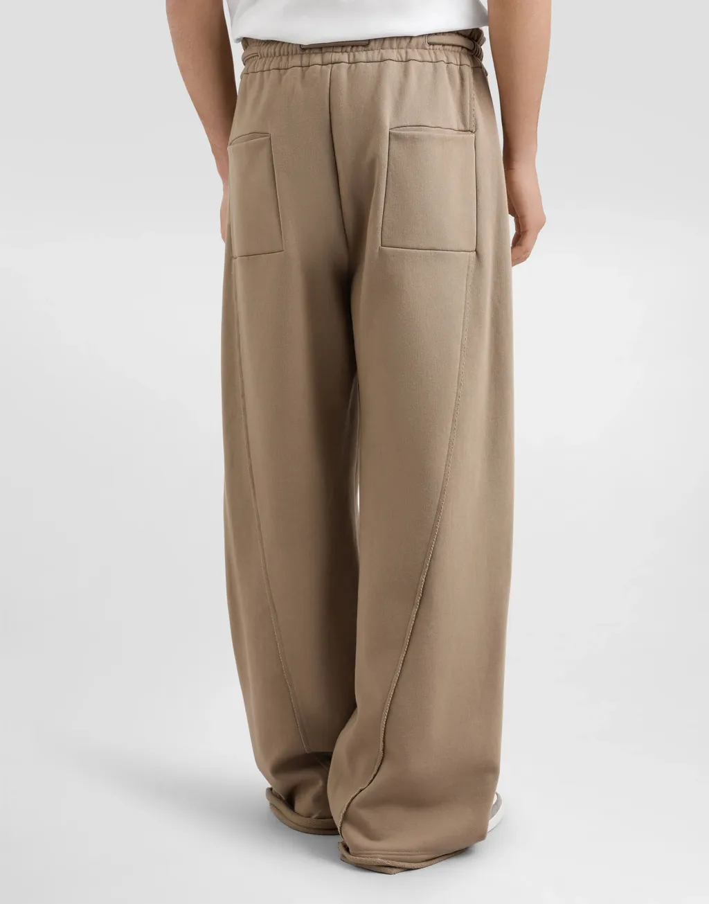 Straight Leg Jersey Trousers