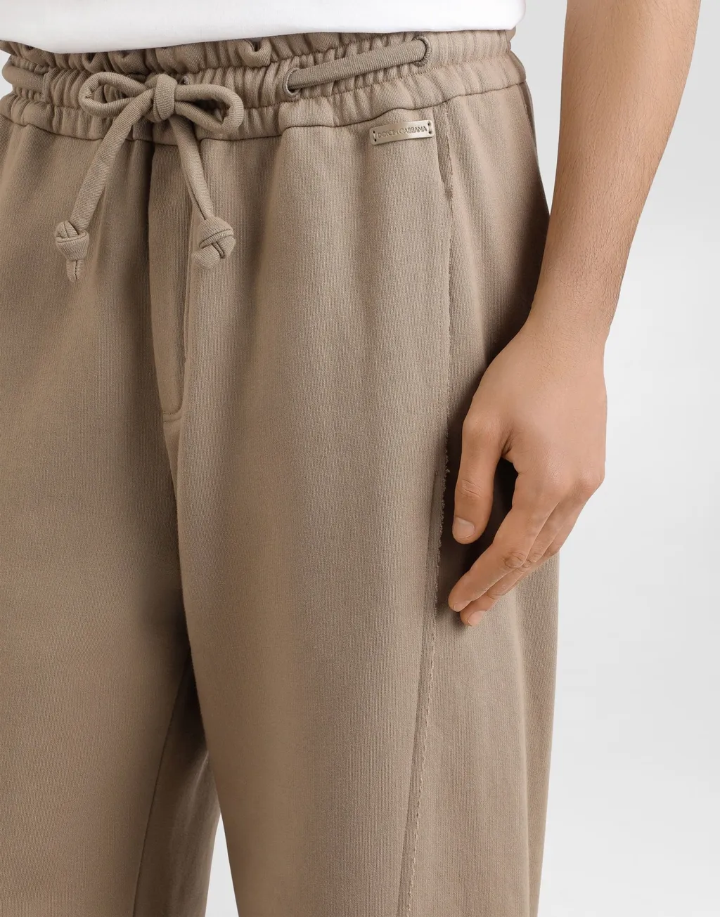 Straight Leg Jersey Trousers
