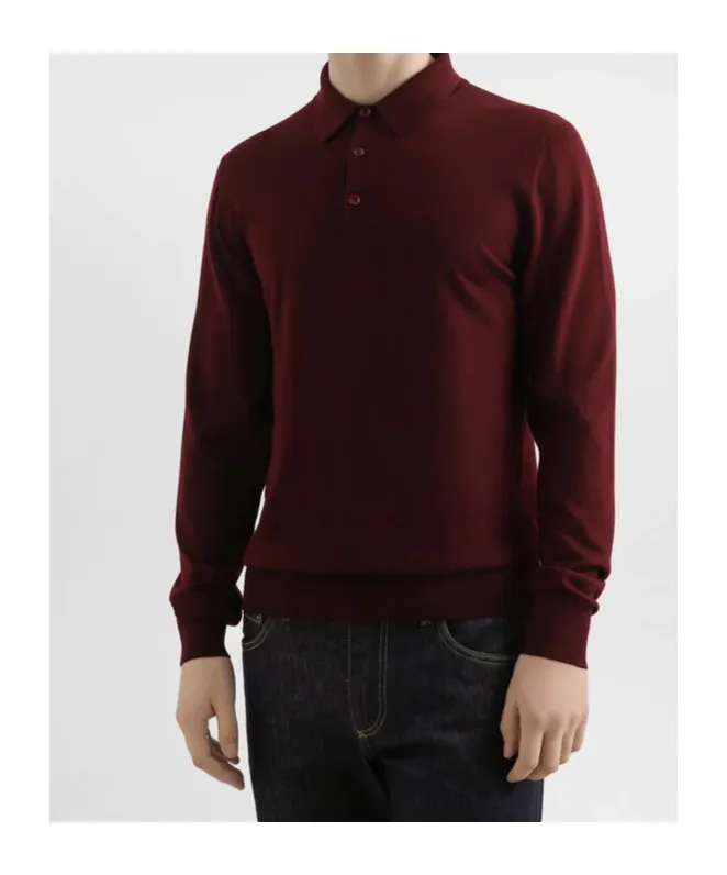Long-Sleeve Polo Shirt