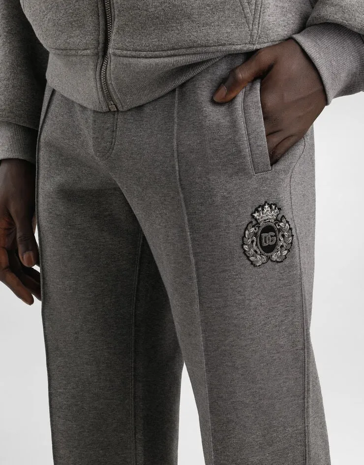 Logo Patch Jersey Joggers