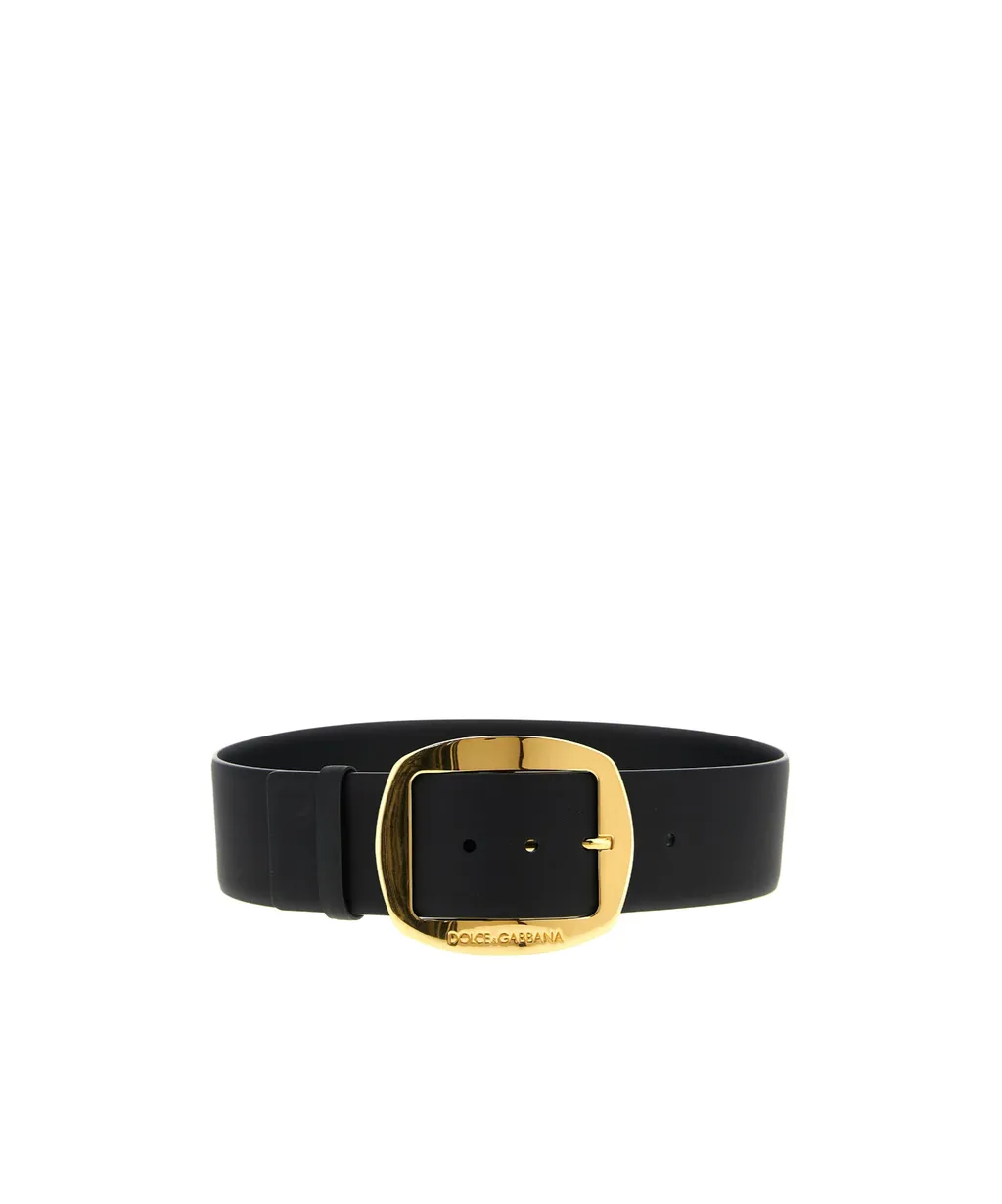 Logo Engraved Buckle Belt