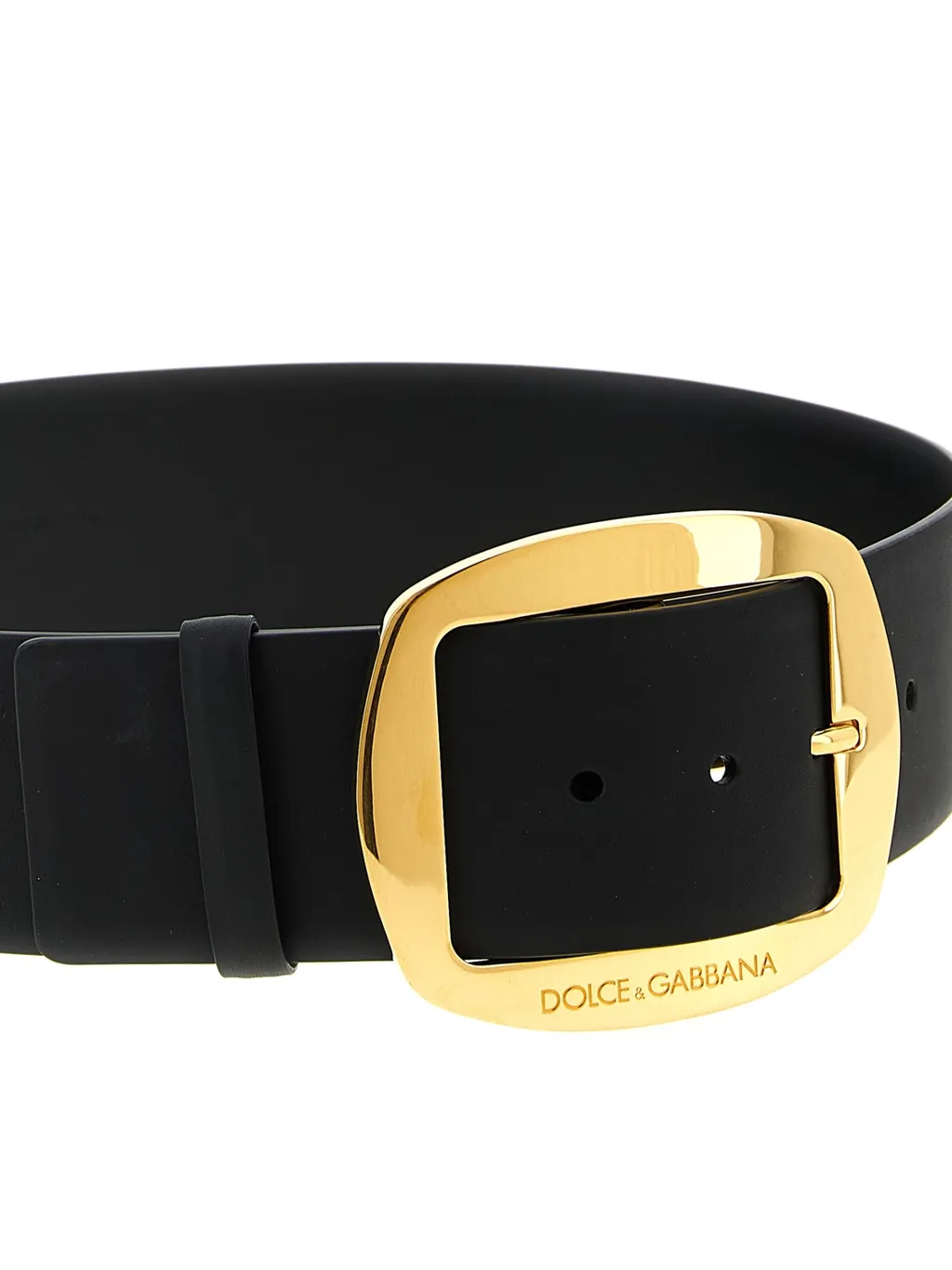 Logo Engraved Buckle Belt