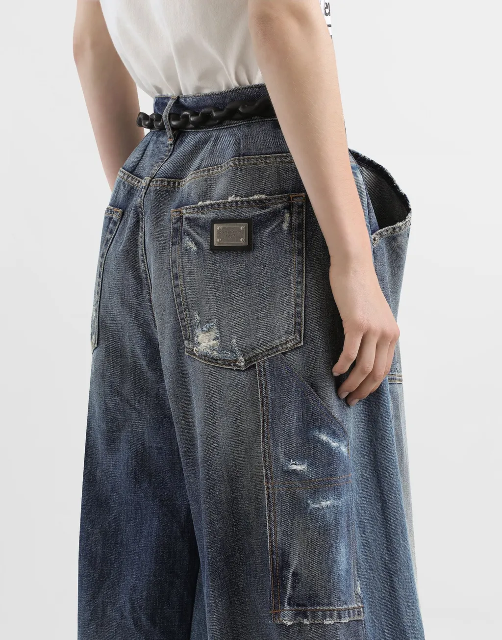 Denim Bermuda Shorts