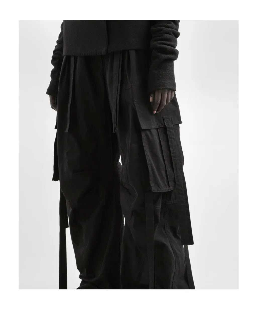 Waxed Faille Cargo Pants