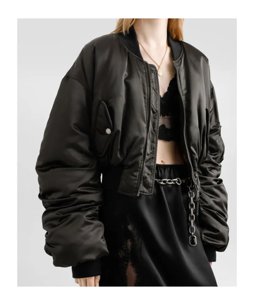 Zip-Up Oversized Jacket