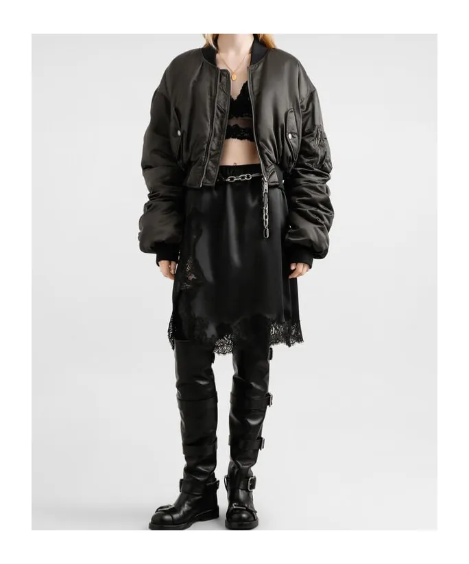 Zip-Up Oversized Jacket