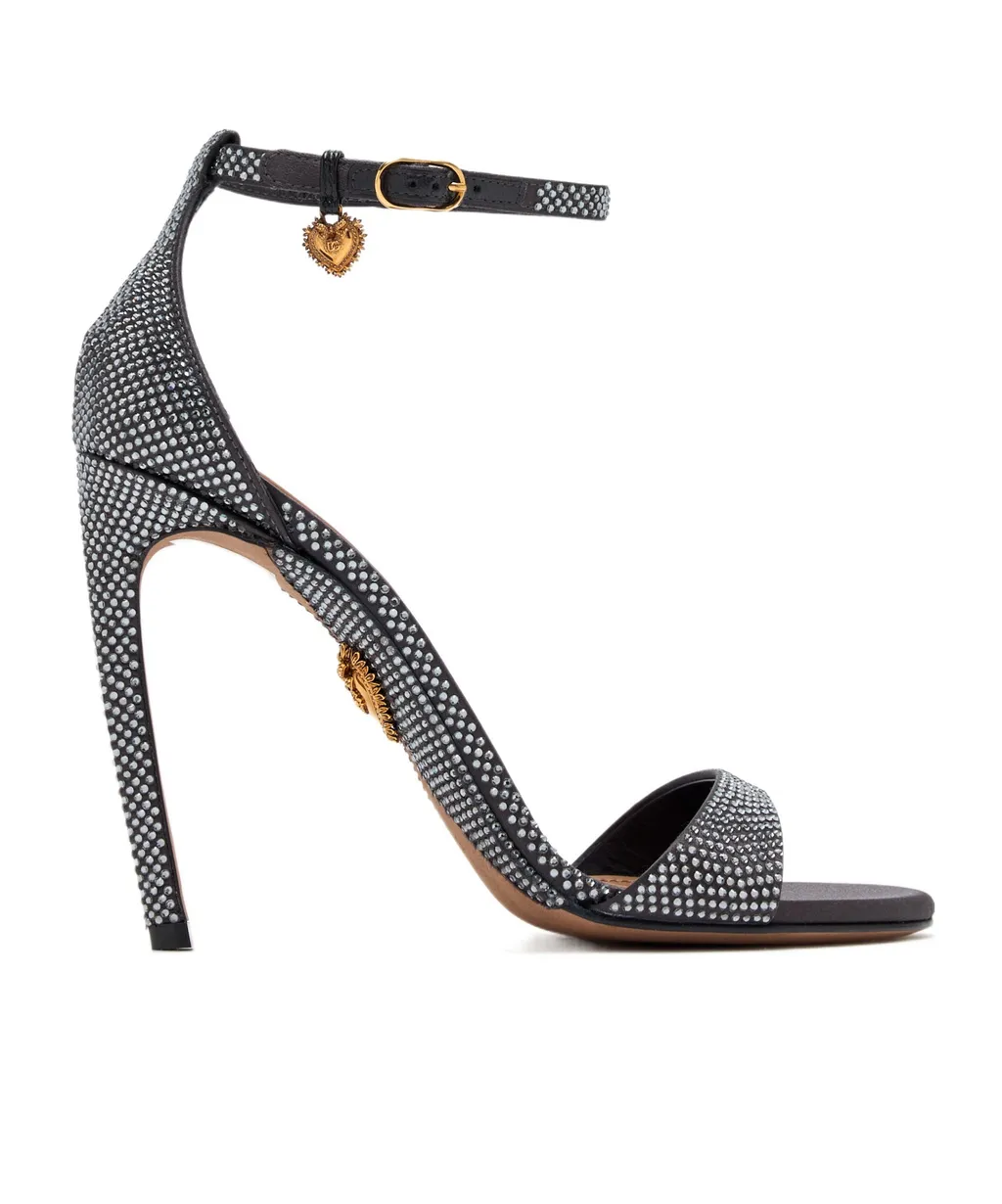 Embellished Ankle Strap Sandals