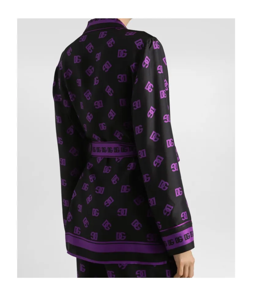 Dg All-Over Printed Twill Vanity Shirt