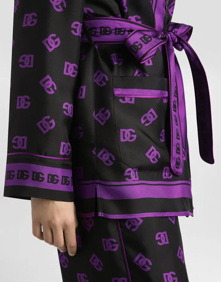 Dg All-Over Printed Twill Vanity Shirt