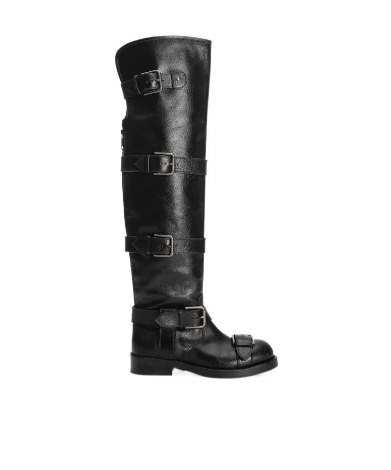 Buckle Detailed Boots