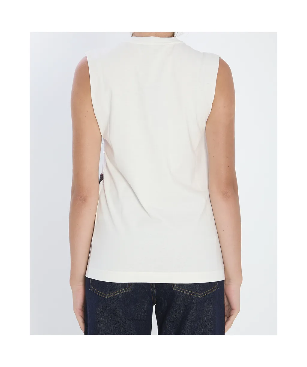 Printed Jersey Top