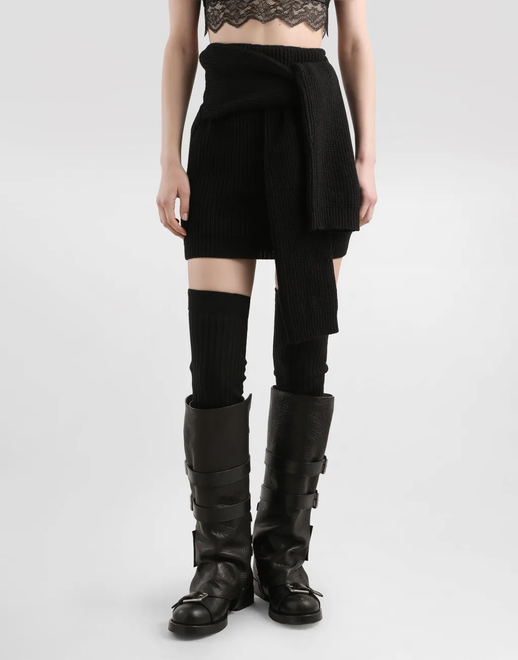 Knitted Mini Skirt