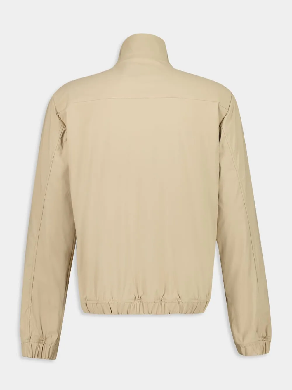 Logo Patch Zipped Jacket