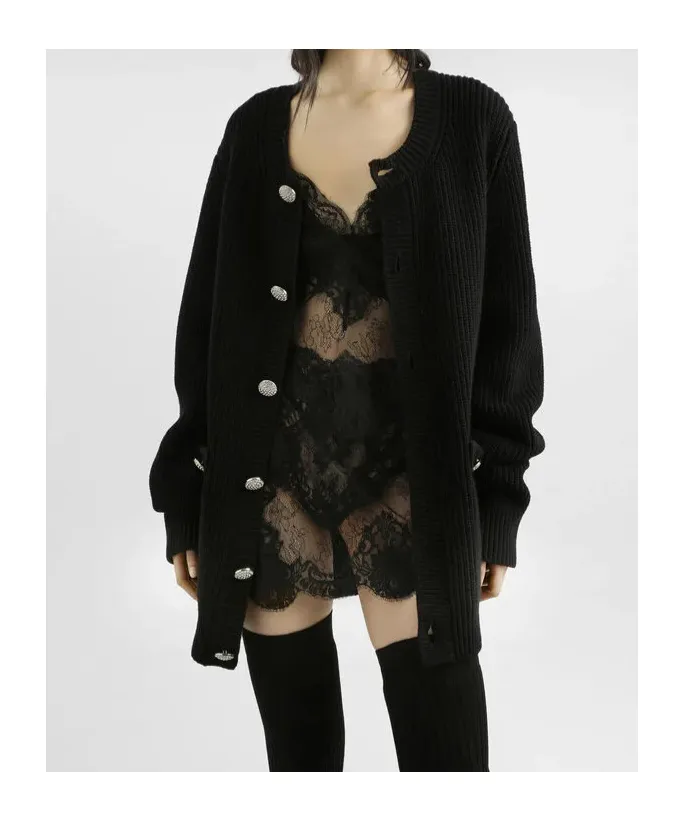 Dolce & Gabbana Button Embellished Knitted Cardigan