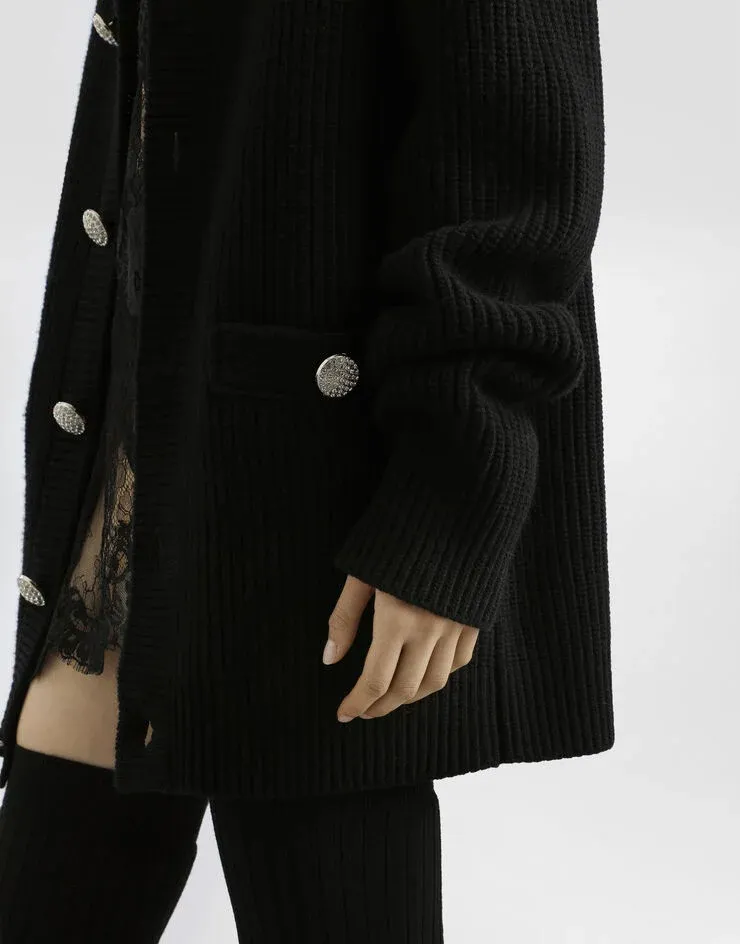 Dolce & Gabbana Button Embellished Knitted Cardigan