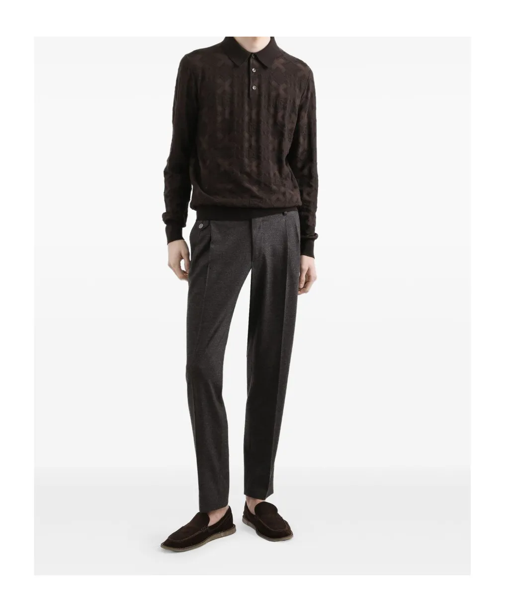Pleated-Front Trousers