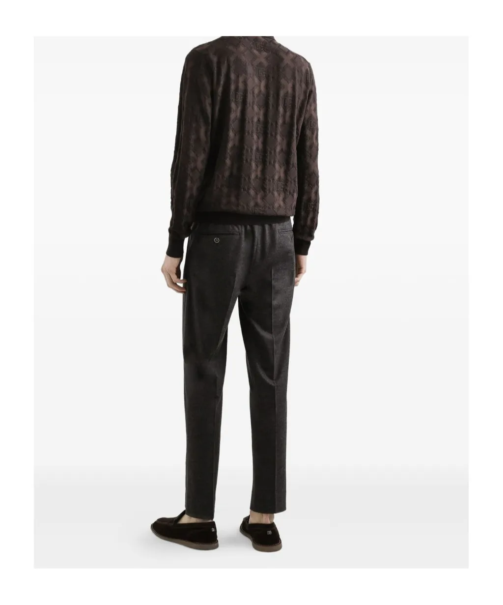Pleated-Front Trousers