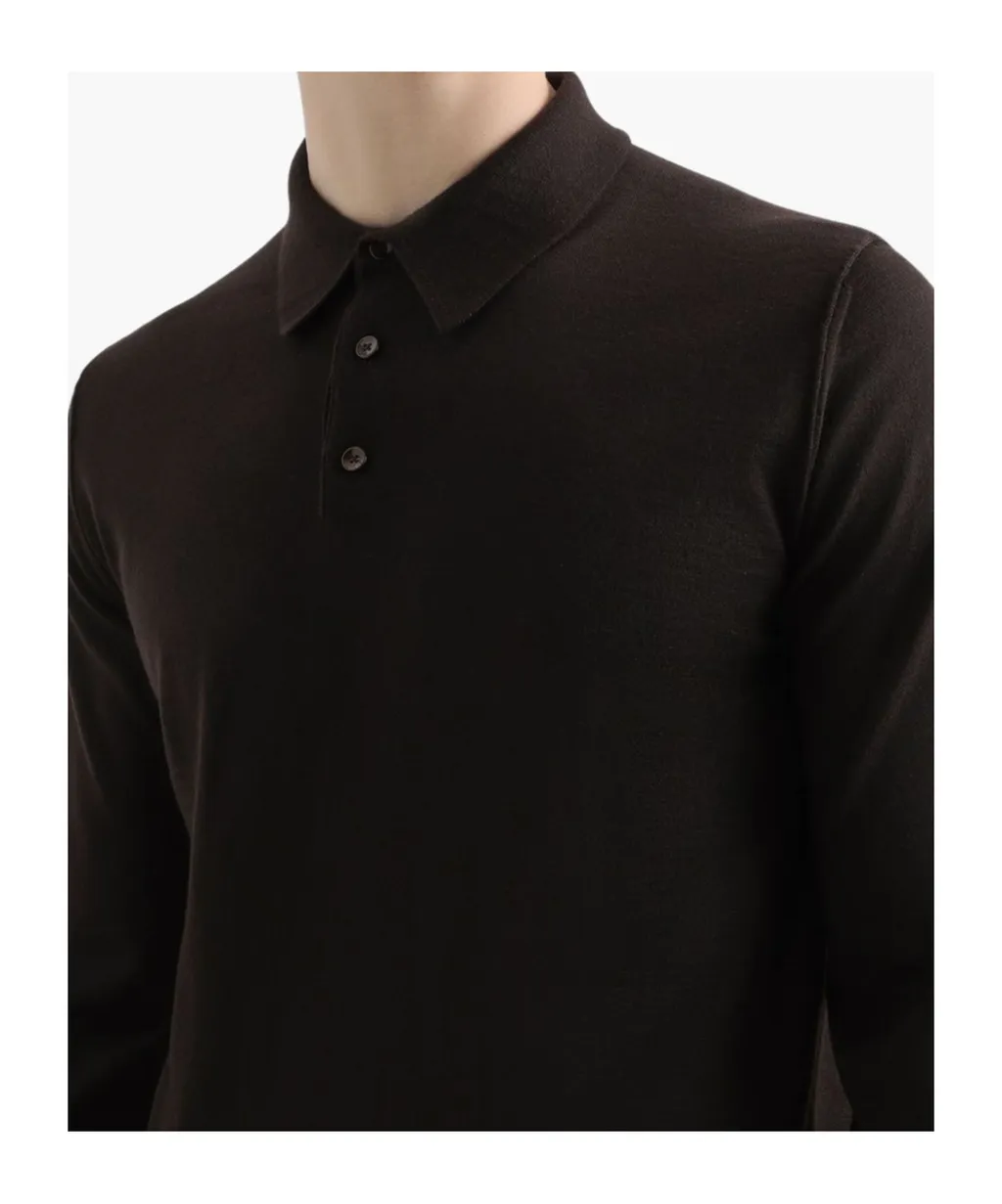 Long-Sleeve Polo Shirt
