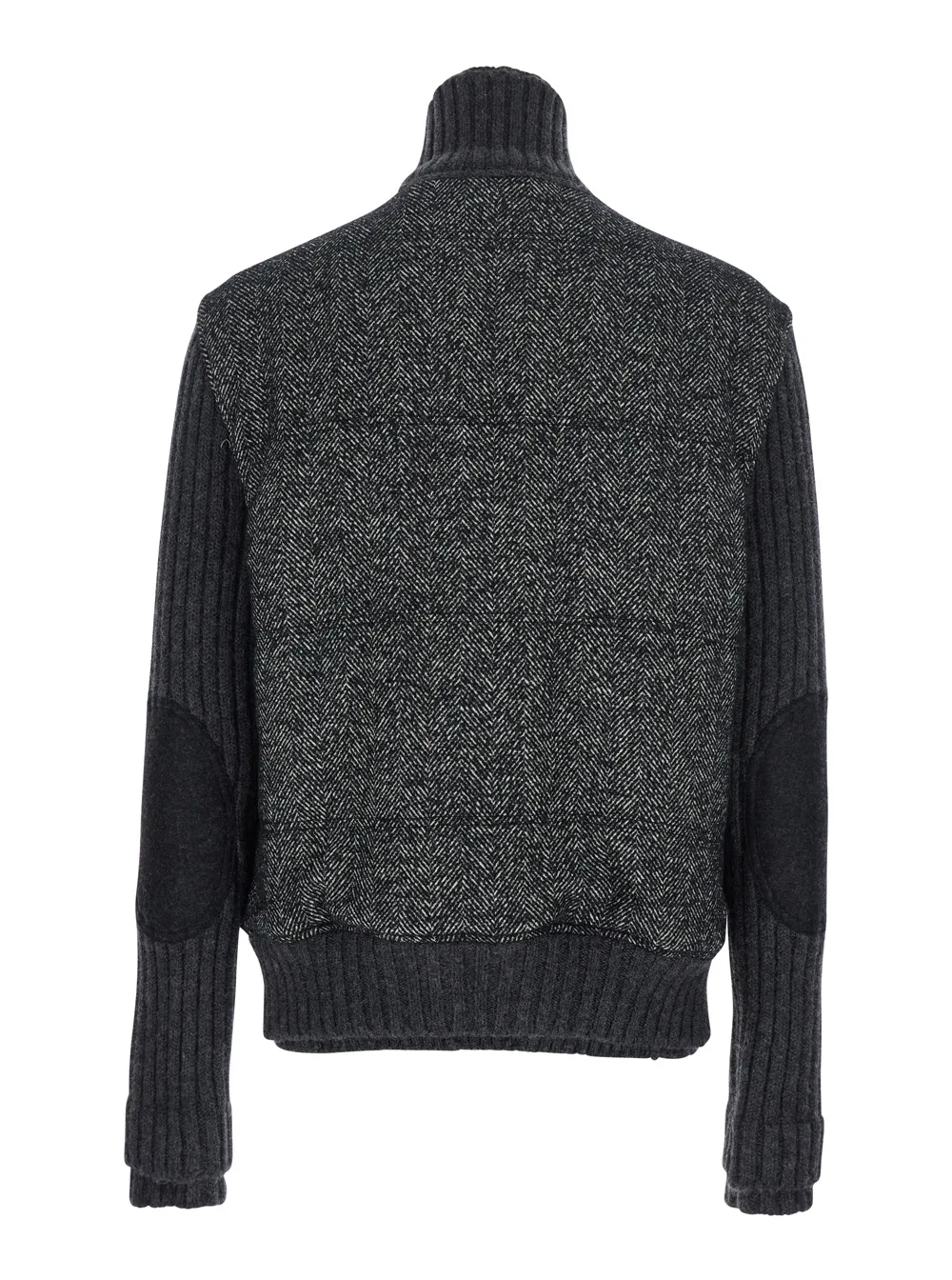 Knitted Houndstooth Jacket