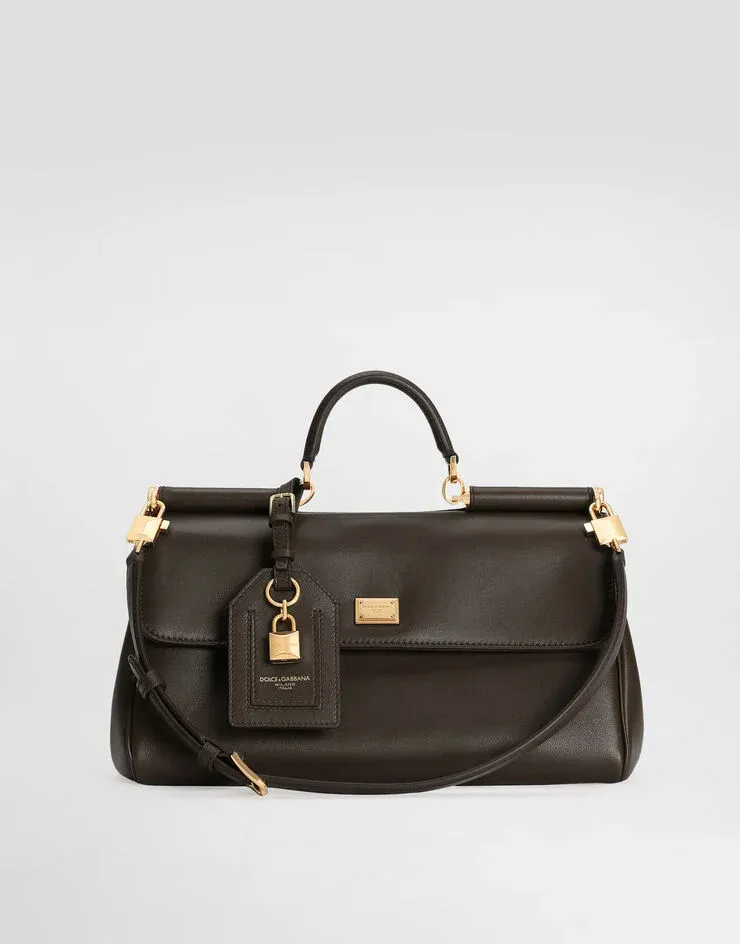 Logo Plaque Medium Sicily Handbag