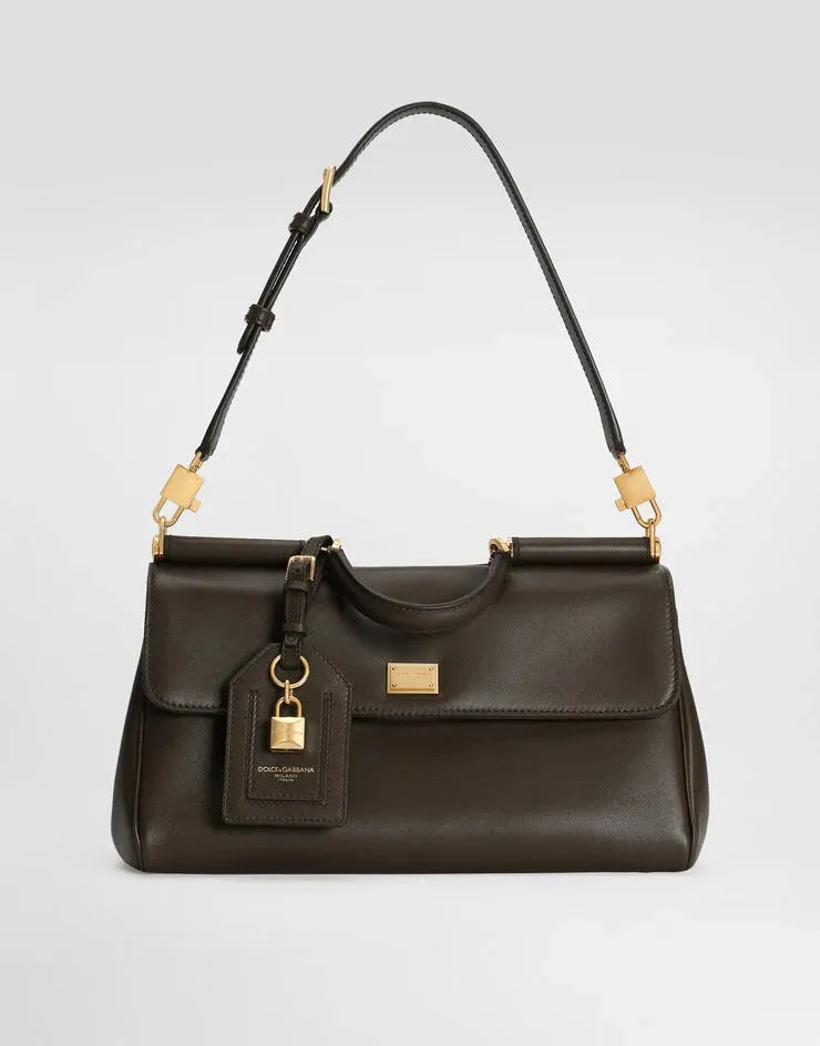 Logo Plaque Medium Sicily Handbag