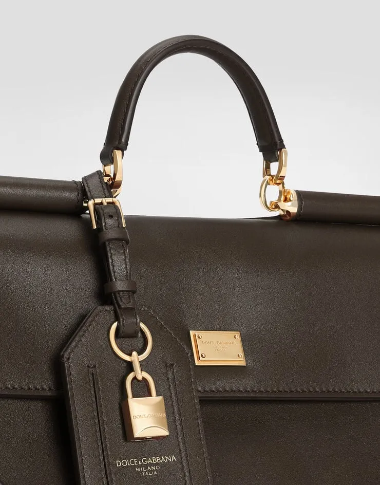 Logo Plaque Medium Sicily Handbag