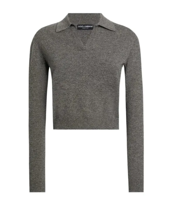 Cashmere Cropped Top