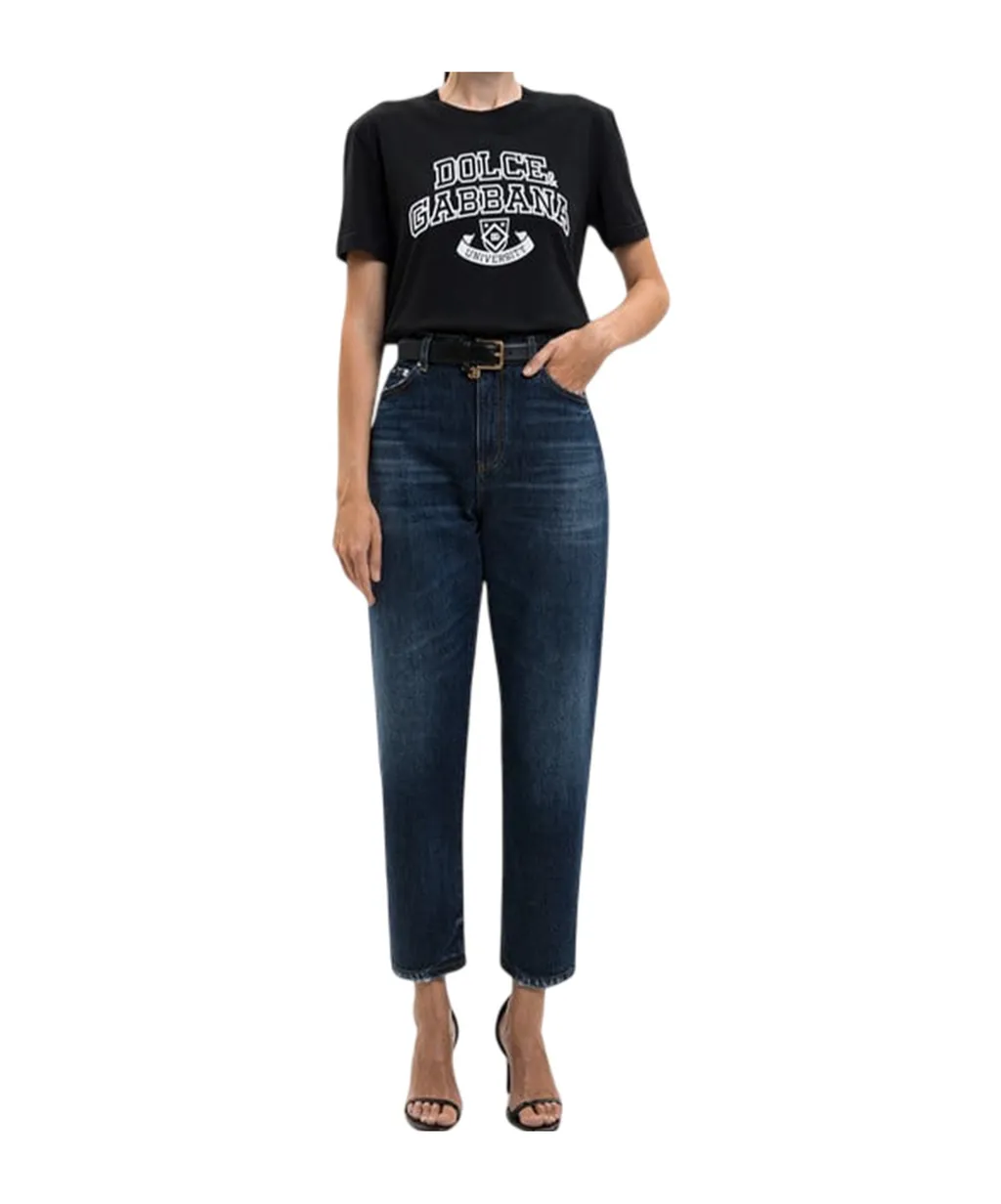 University Graphic-Print T-Shirt