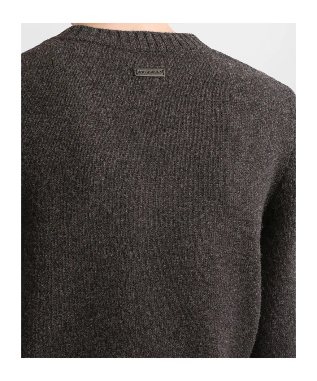V-Neck Knitted Pullover