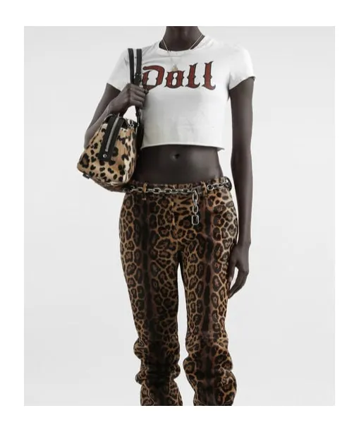 Doll Printed Cropped T-Shirt