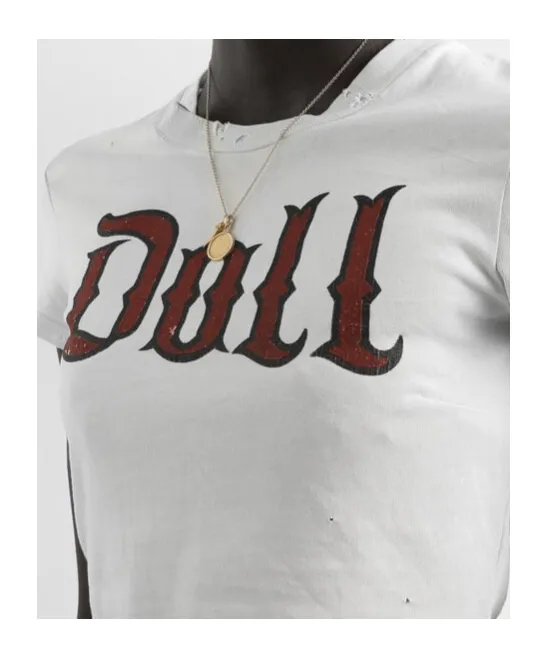 Doll Printed Cropped T-Shirt