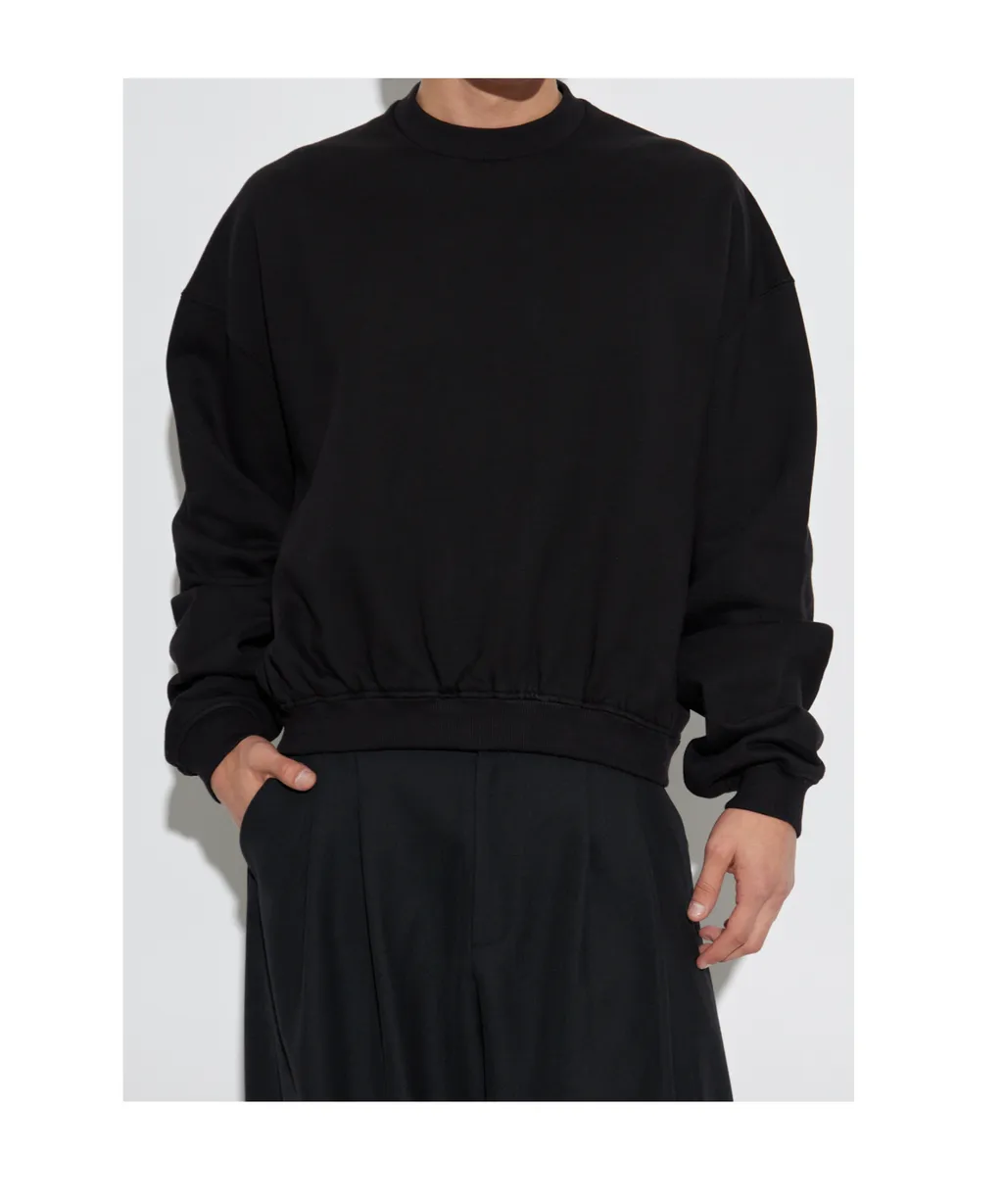 Logo Patch Crewneck Sweatshirt