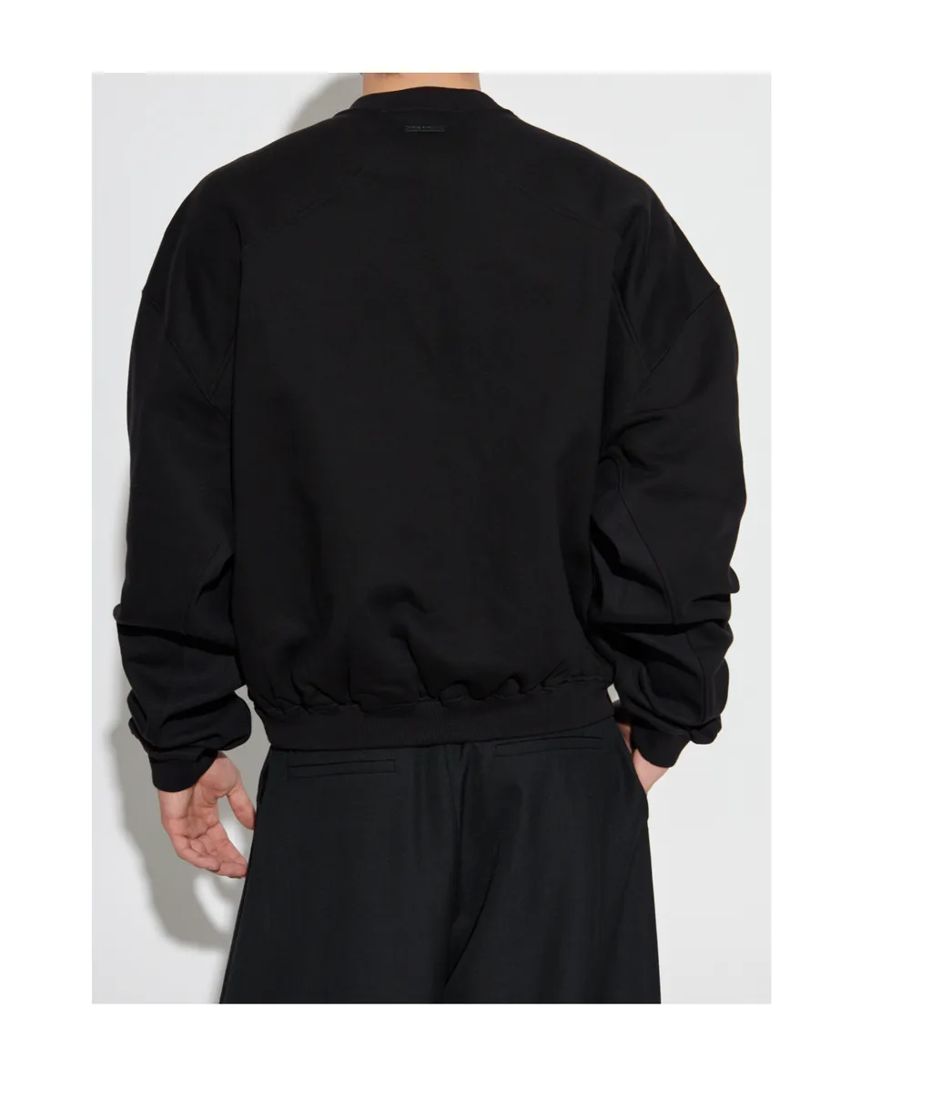 Logo Patch Crewneck Sweatshirt