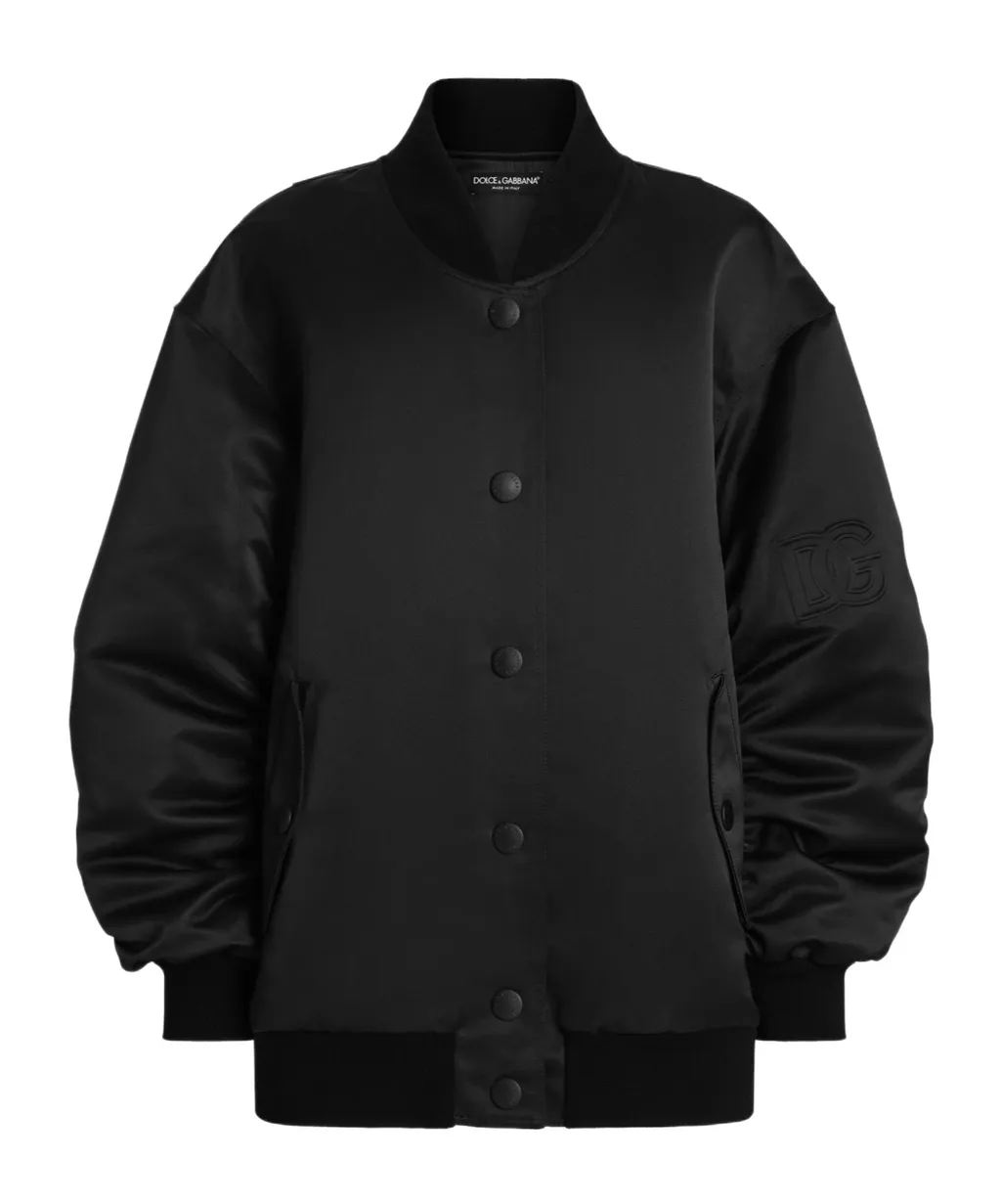 Embossed Printed Oversized Jacket