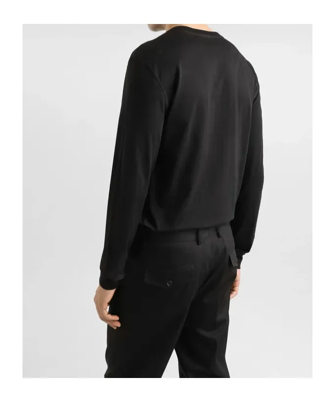 Long-Sleeve Cotton T-Shirt