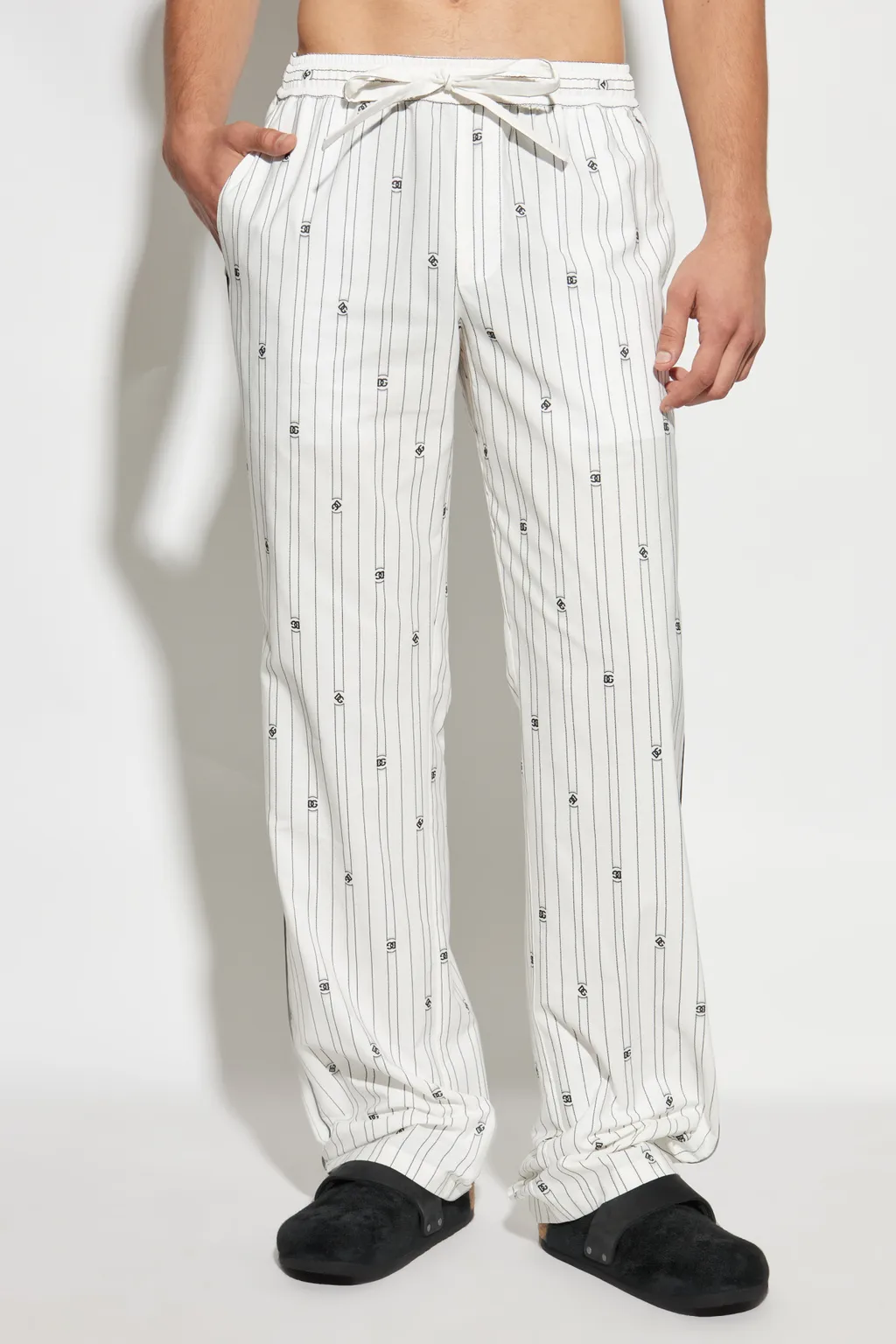 Striped Print Trousers