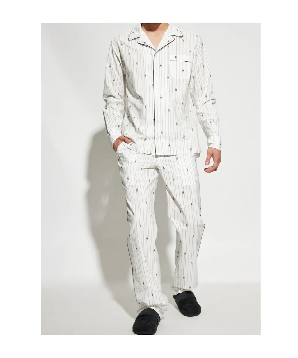 Striped Print Trousers