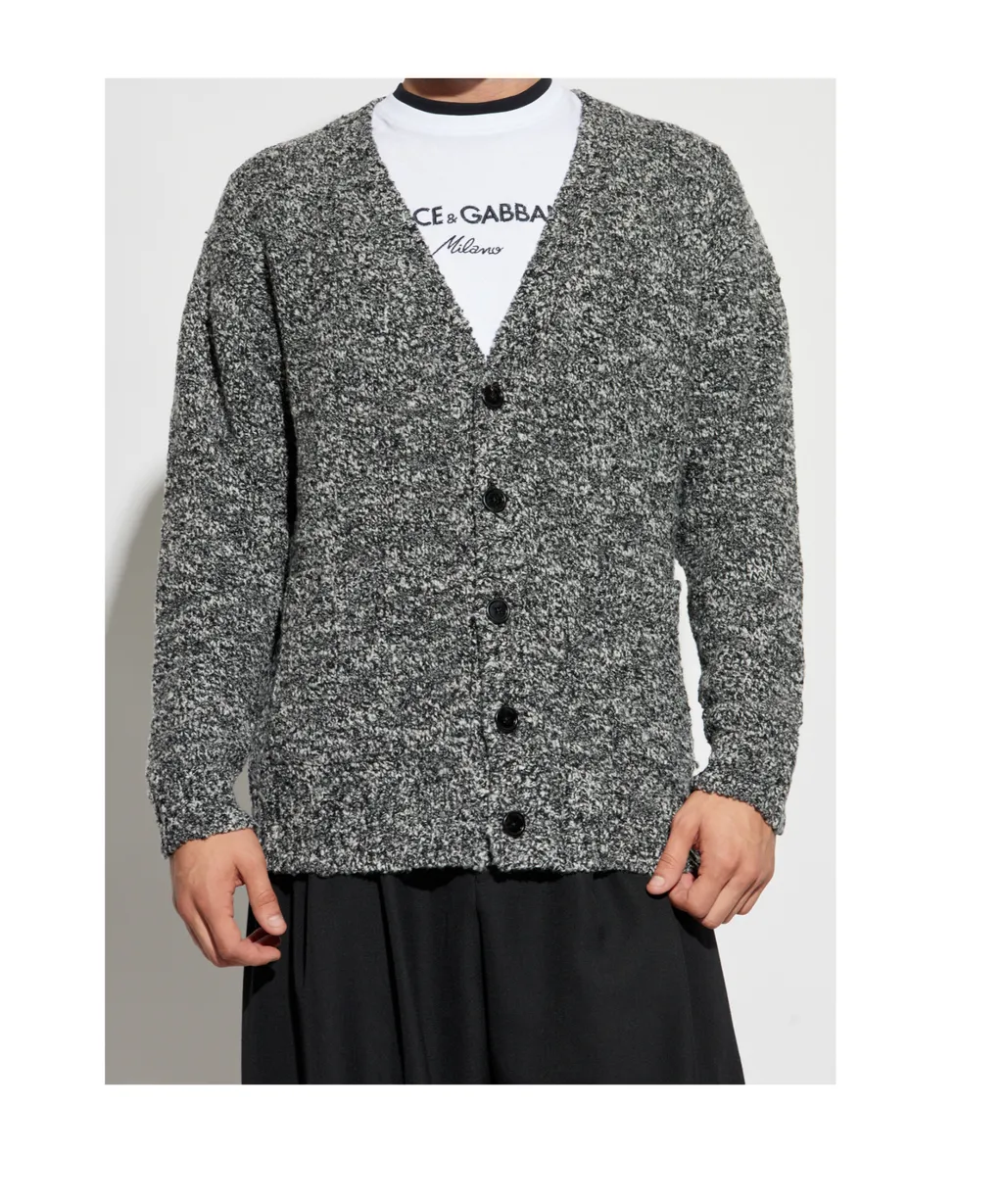 V-Neck Knitted Cardigan