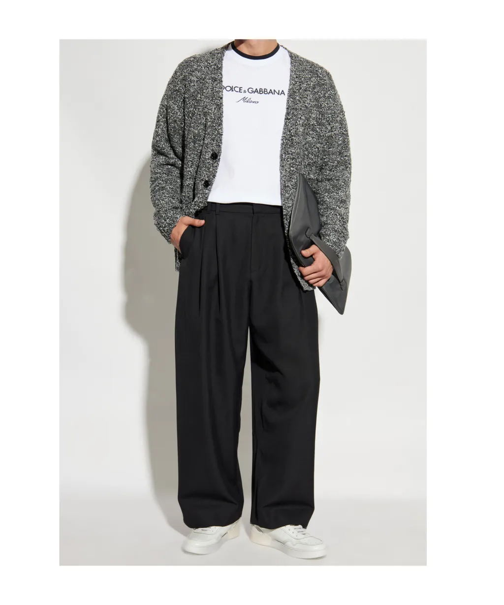 V-Neck Knitted Cardigan