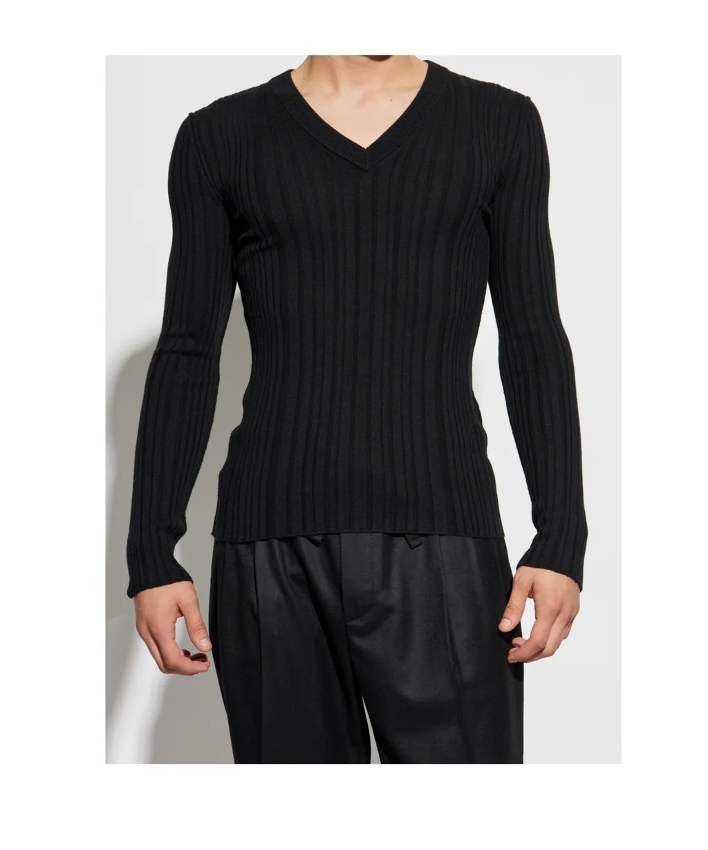 V-Neck Knitted Jumper
