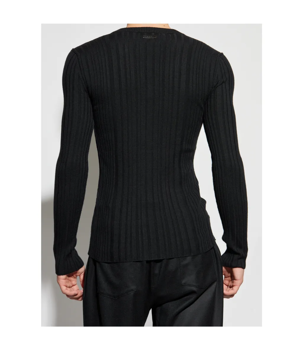 V-Neck Knitted Jumper