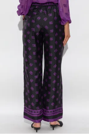 Monogram Jacquard Trousers