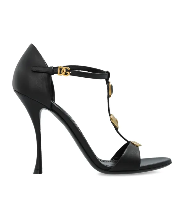 Dg Logo Plaque Sandals