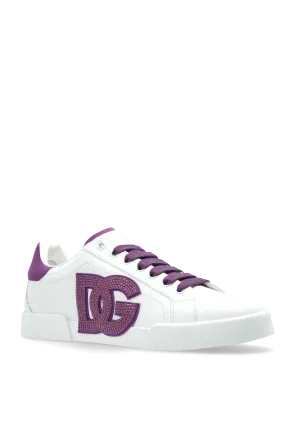 Portofino Dg Logo Patch Sneakers