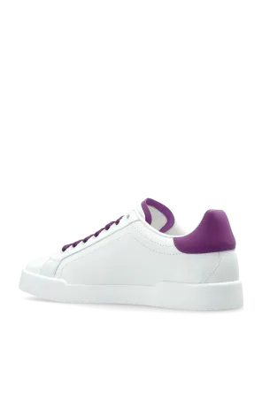 Portofino Dg Logo Patch Sneakers