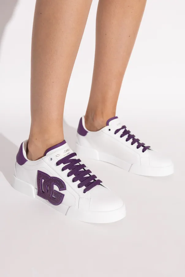 Portofino Dg Logo Patch Sneakers