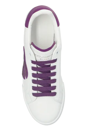 Portofino Dg Logo Patch Sneakers